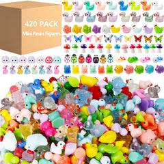 Ywevyezc mini resin animals showcase 12 styles for fairy gardens and dollhouses.
