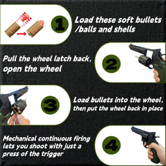 YWISJME foam bullet in action ready for safe play.