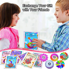 YXOTJHS gender-neutral valentines spinner card suitable for all classmates