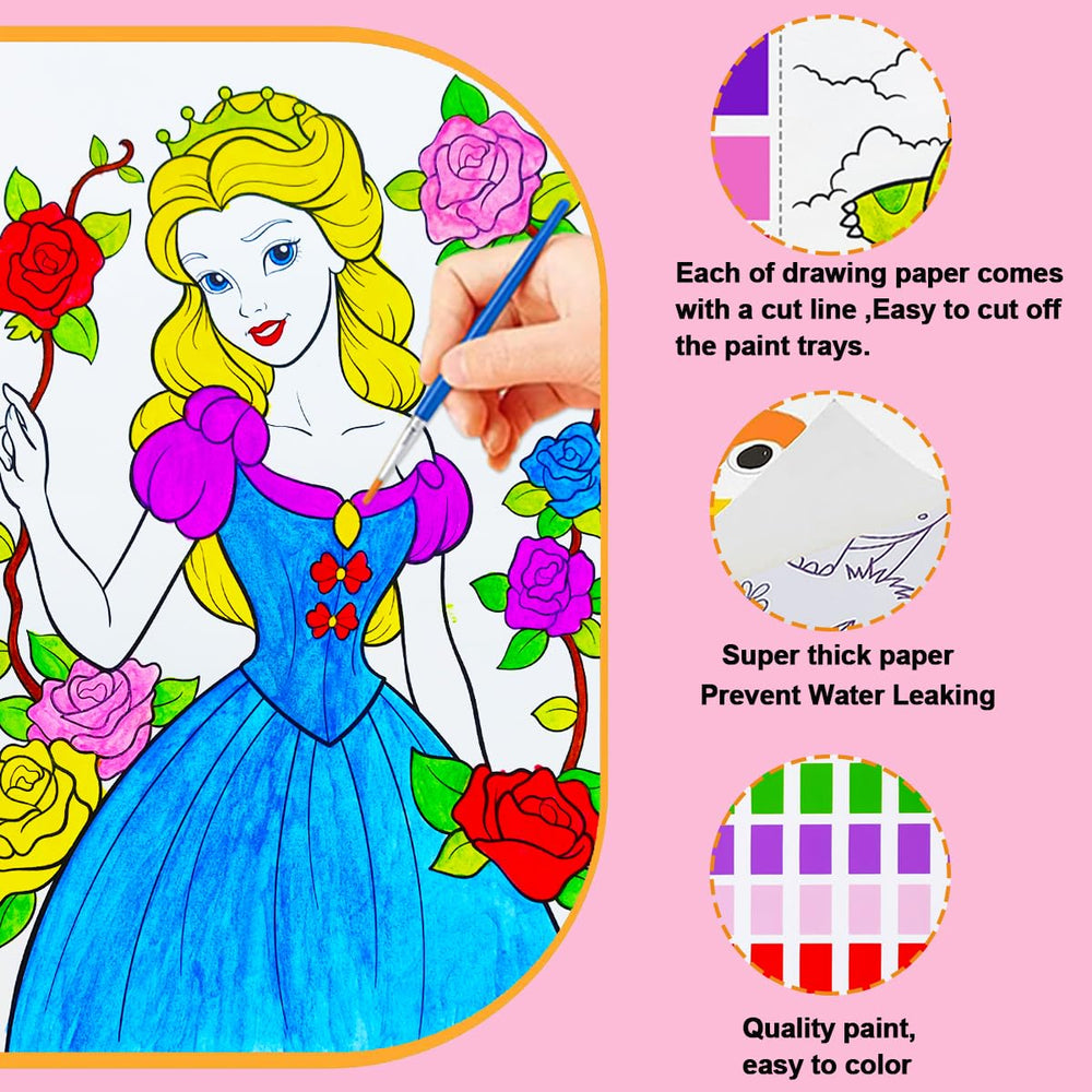 YXOTJHS watercolor book Scene 4 — nine delightful scenes for creative exploration