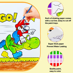 YXOTJHS included water brushes for simple portable art sessions