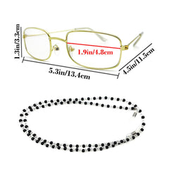 Yxtwaeh rectangle plastic glasses add vintage charm for cosplay