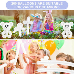 YXYL 100 piece white balloon set for versatile party decor