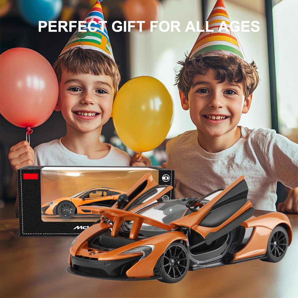 YYC Mclaren P1 1:24 diecast compact size fits shelves easily for display.