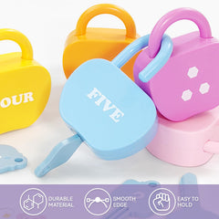 YYDeek bright colors Montessori toy enhances color perception and classification.