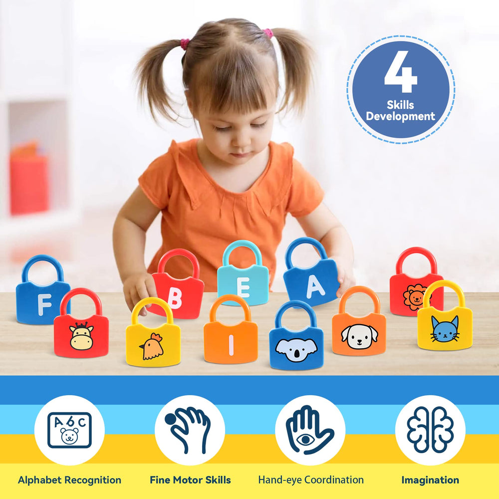 YYDeek key and lock matching game boosts fine motor skills