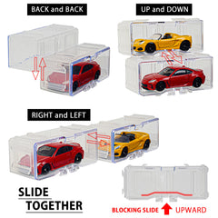 YYDS dustproof case protects toy cars from dust and bumps.