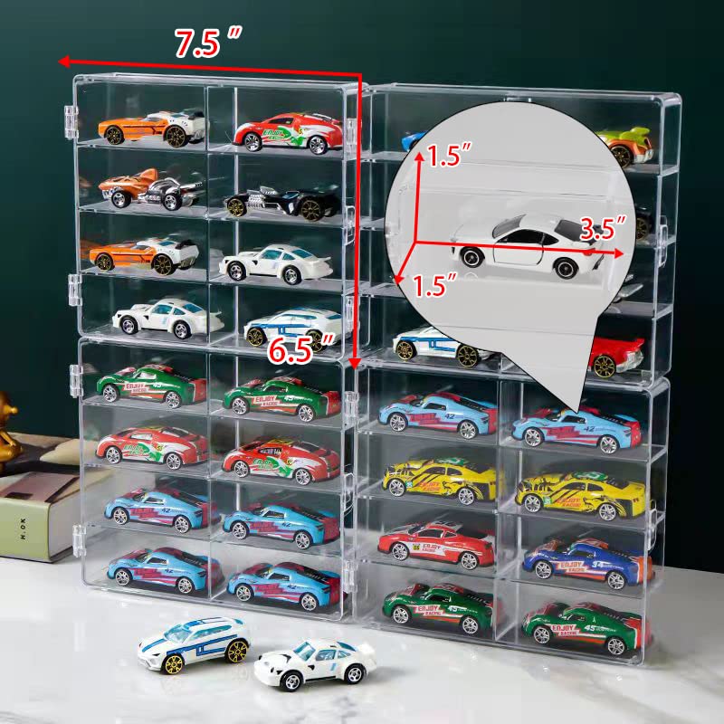 YYDS stackable display cases optimize space and visibility