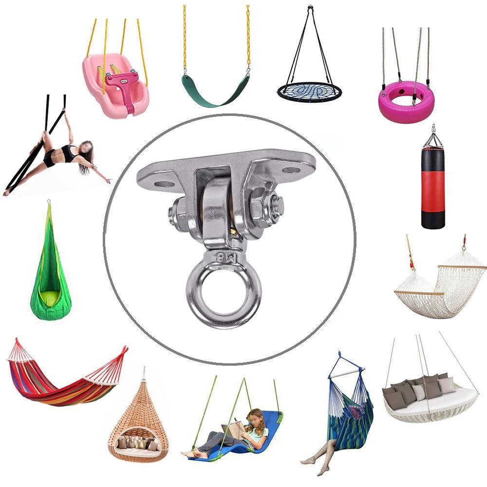 Yyiwhmy punching bag hanger attachment for overhead mounting.