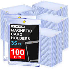 YZtree 35pt magnetic card holder closeup, slim bulk-storage solution.