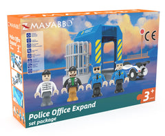 Z MAYABBO expands train track sets with police station expansion.