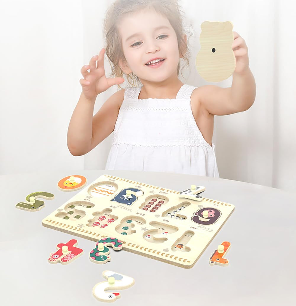 Z MAYABBO preschool puzzle promotes hand-eye coordination during playtime.