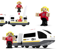 Z MAYABBO remote control unit lets kids guide trains easily.
