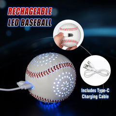 ZACEAC LED baseball enables night-time backyard throwing