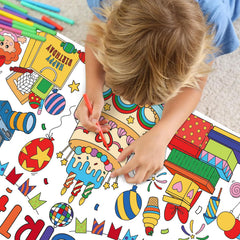 Zachely birthday poster crossword puzzle for classroom play