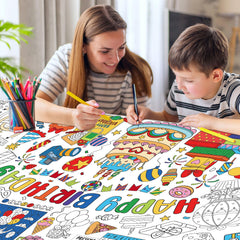 Zachely birthday poster word search for learning fun