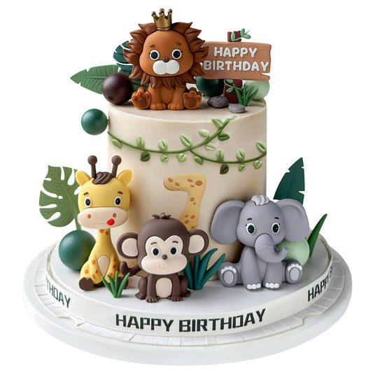 Zafena elephant cake topper adds festive safari charm to cakes