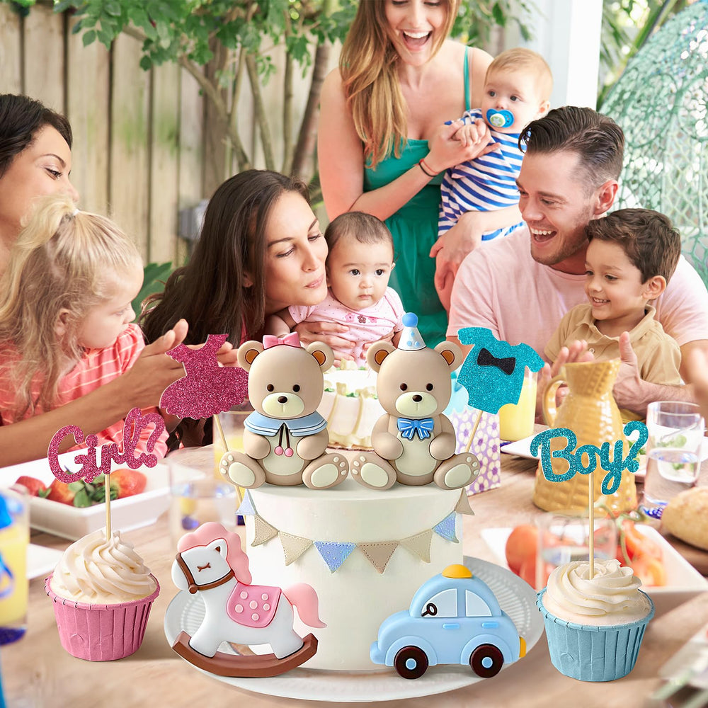 Zafena gender reveal toppers collection expands decorating options