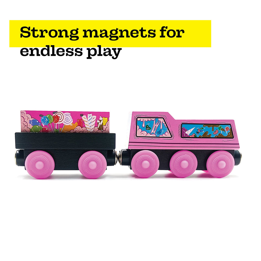 ZANY TRAINS Series 1 compatible track arrangement for versatile layouts.