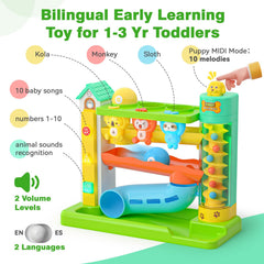 Zardali color holes feature aiding color recognition and hand-eye coordination in toddlers.