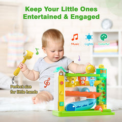 Zardali puppy MIDI button triggers melodies and rotates the staircase track.