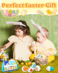 Zartores eggs help with color recognition and simple classification during play.