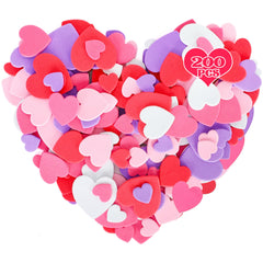 ZATAYE foam Valentine stickers red for quick, mess-free party decorating.