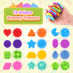 ZaxiDeel soft squishy shapes provide stress-relief through gentle hand engagement
