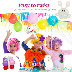 ZBYDNG 260q party balloons add vibrant decor to birthdays.