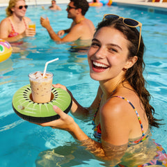 Zcaukya colorful pool party collection adds vibrant backyard vibes.