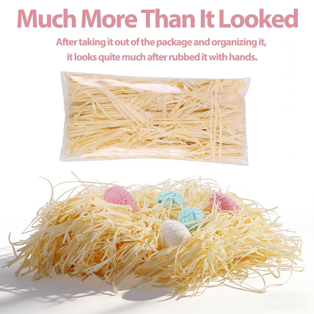 Zcaukya Easter Buckets 3-pack stack demonstrates space-saving storage and easy transport