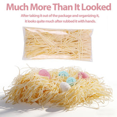 Zcaukya Easter Buckets 3-pack stack demonstrates space-saving storage and easy transport