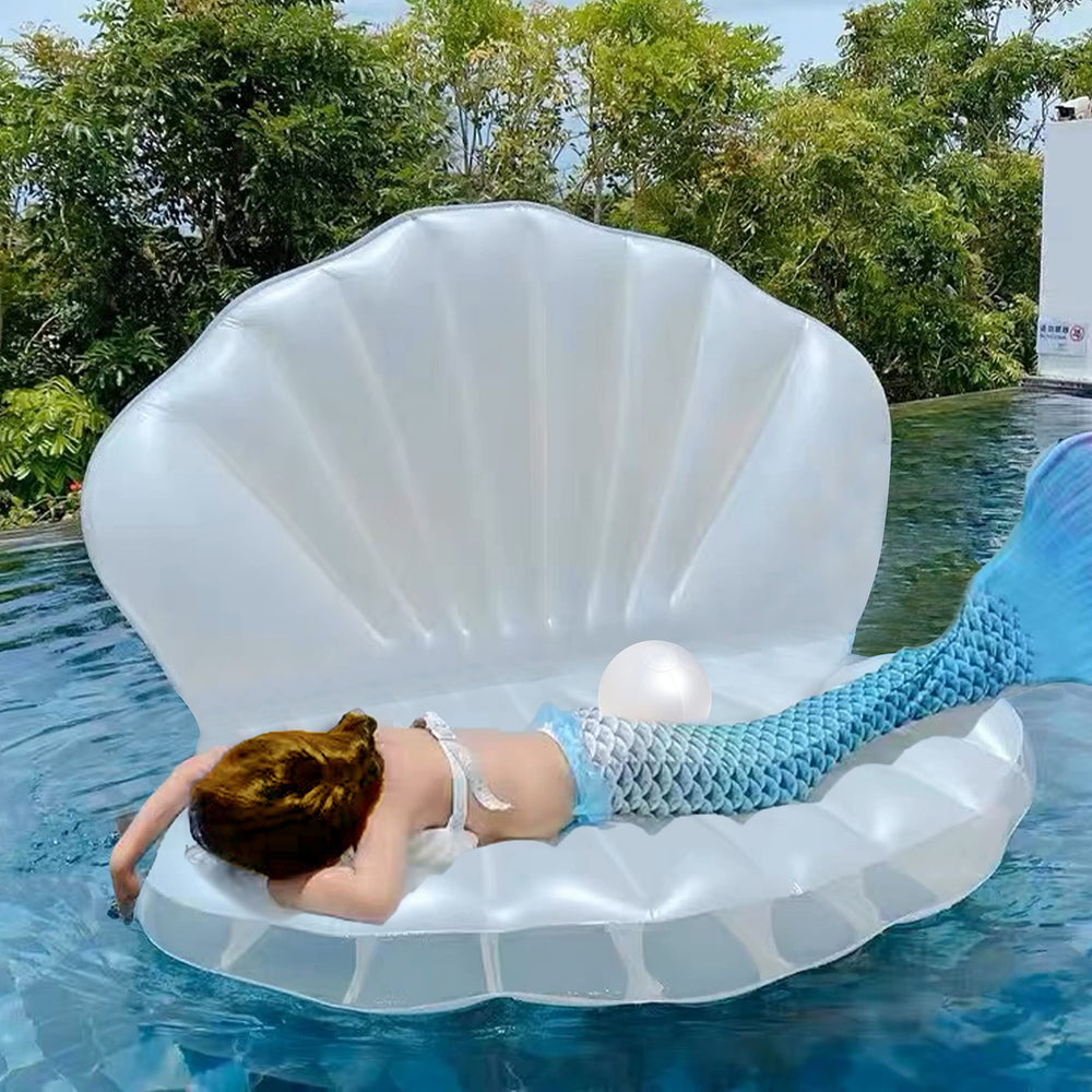 Zcaukya seashell float stores compactly when not in use