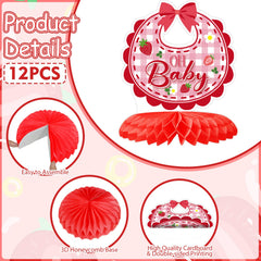 ZCPTZ red strawberry card patterns create warm party vibes