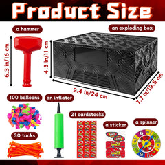 Zddaoole Balloon Pop Game hammer in action for satisfying tactile play