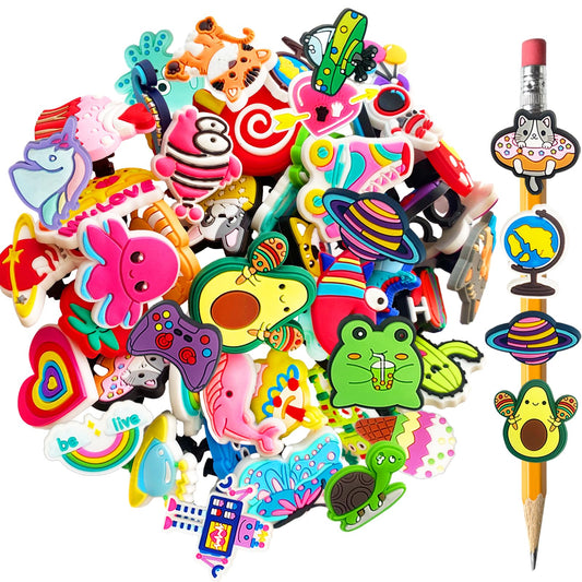 Zddaoole cakes pencil toppers add playful charm to kids' pencils for school use