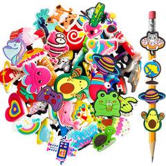 Zddaoole cakes pencil toppers add playful charm to kids' pencils for school use