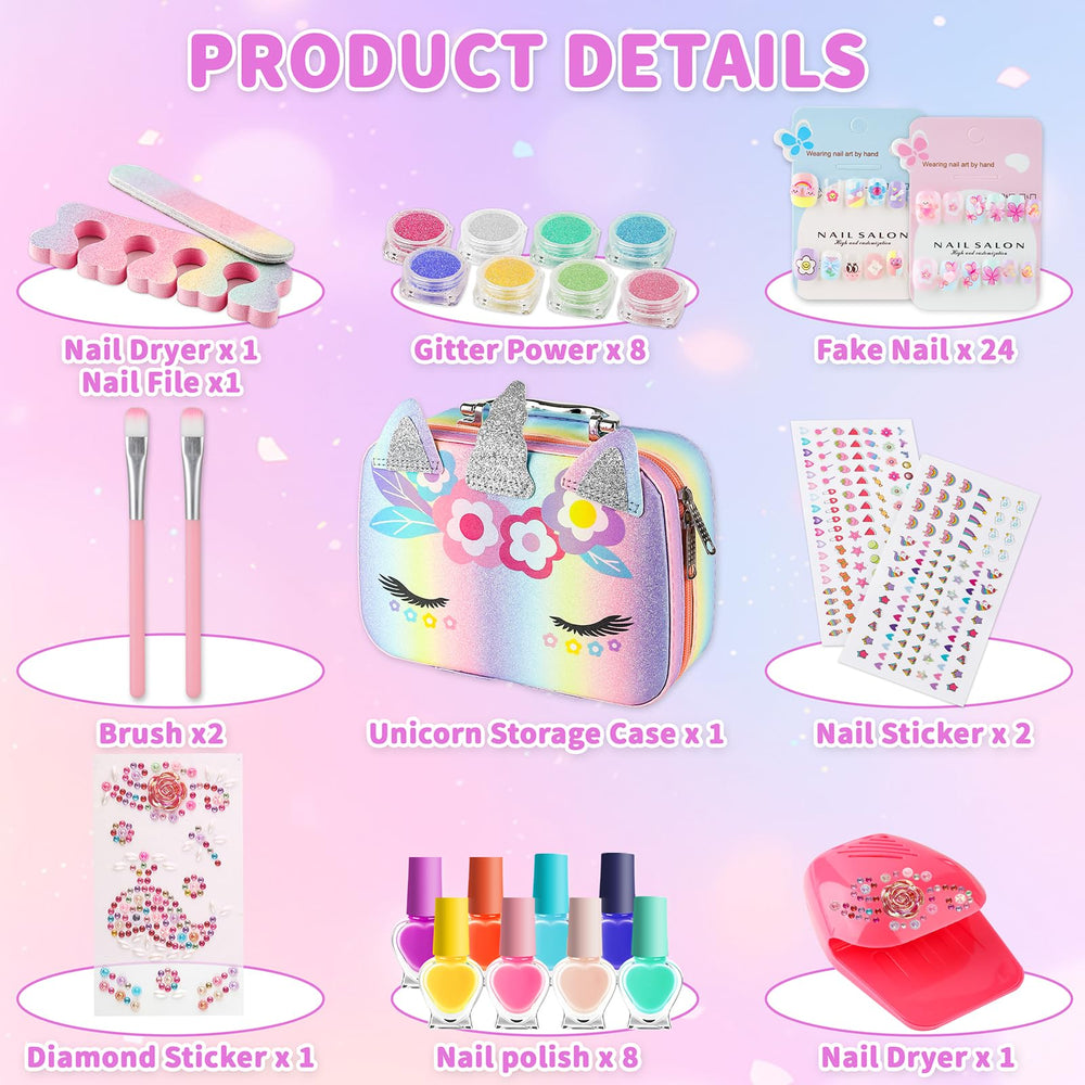Zdolmy Glitter Powder in kit for sparkling DIY accents.
