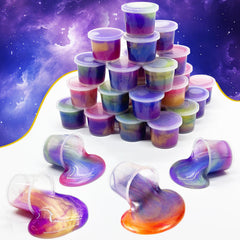 ZDTHNSIAT Galaxy Slime Putty 24pack boxed for party favors and gifts.