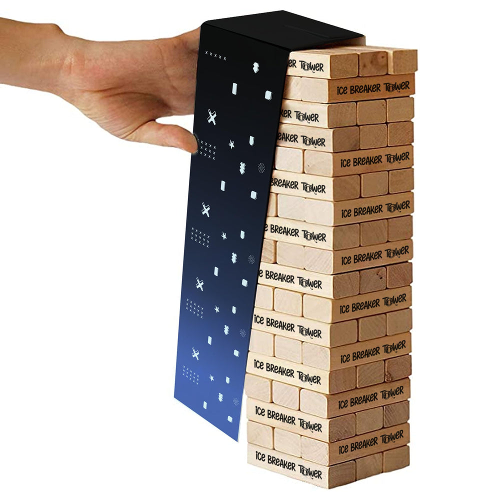 Zealous Nutrition Ice Breaker Tower 54 blocks offer endless playful challenges.