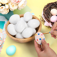 ZEAYEA wooden eggs ideal for DIY painting and color experiments