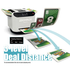ZechnoX 2-in-1 shuffler used during poker and Texas Holdem rounds