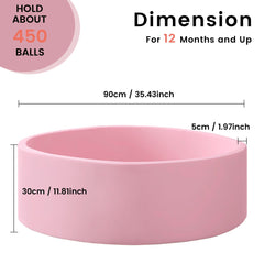 Zedachica ball pit fabric cover is machine washable for effortless cleaning