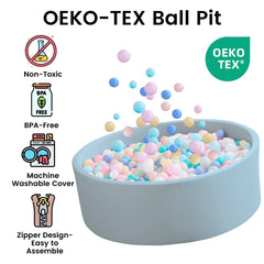 Zedachica ball pit size 47.24 by 15.75 inches