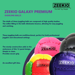 Zeekio Galaxy 12-panel-design ensures steady balance during routines.