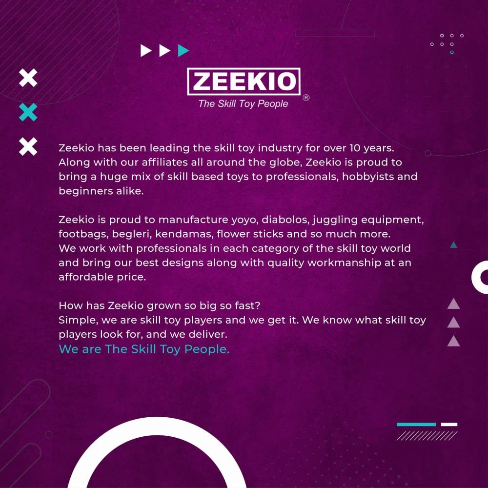 Zeekio Taylor Tries durable juggling-ball design with soft feel for extended play.