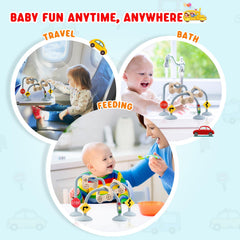 Zeeloopbee mealtime toy encourages hand-eye coordination during feeding and play.