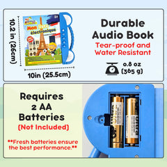 ZeenKind battery-powered audio features require 3 AAA batteries not included