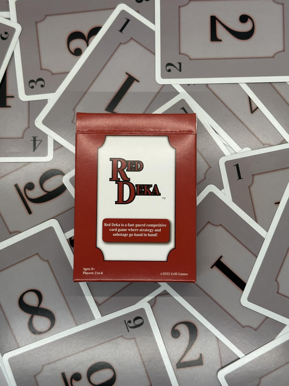 ZEFFI GAMES Red Deka play setup, quick to learn and start