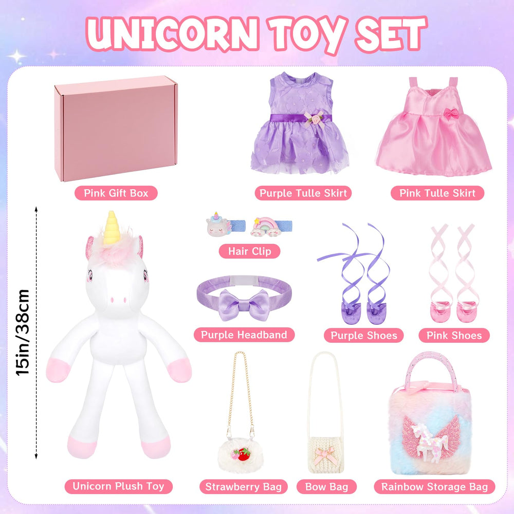 ZeffuLyne pink dress for unicorn dress-up and styling